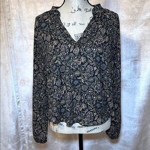 Evereve roan + ryan boho v-neck blouse
